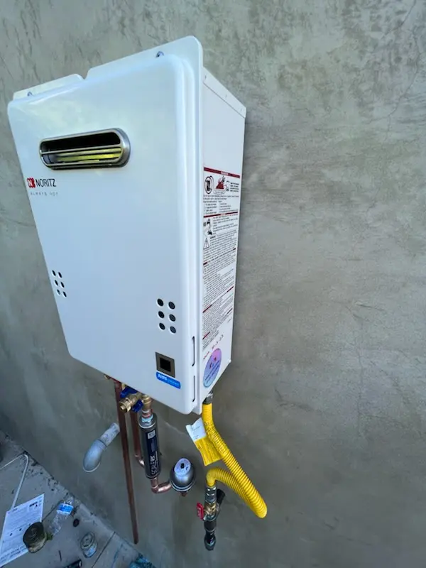 Tankless water heater installation for Moshannon homes